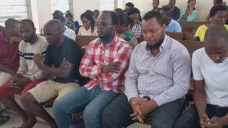 Eric kabendera na wenzake mahakamani