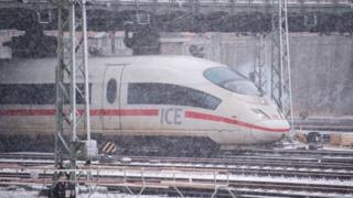 An Inter City Express train in Bavaria