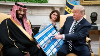 Donald Trump e bin Salman