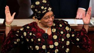 Shugabar kasar Liberia Ellen Johnson Sirleaf