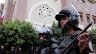 عناصر من الشرطة في مصر