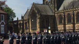 RAF Leeming march through Northallerton