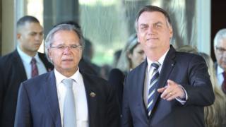Paulo Guedes e Jair Bolsonaro