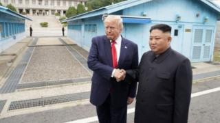 Trump ati Kim