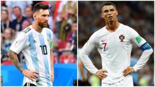 Lionel Messi and Cristiano Ronaldo