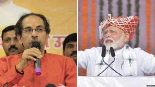 उद्धव ठाकरे आणि नरेंद्र मोदी