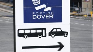 Port of Dover sign