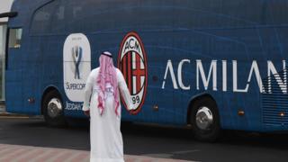 İtalyan Serie A ekipleri Juventus ve Milan takımları Cidde