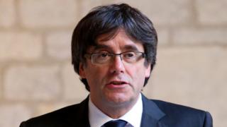 Former Catalan President Carles Puigdemont