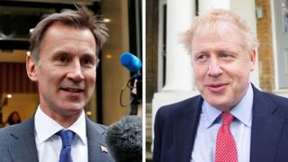 Jeremy Hunt and Boris Johnson