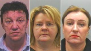 Left to right: Kym Norman, Paula Bolan and Joanne Mounter