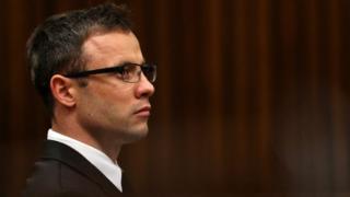 South African paralympic athlete Oscar Pistorius (16 October 2014)
