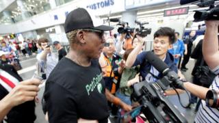 Dennis Rodman, Beijing, basket, Korea Utara