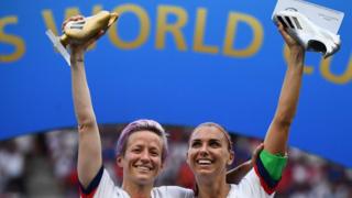 Megan Rapinoe y Alex Morgan