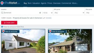 OnTheMarket website page