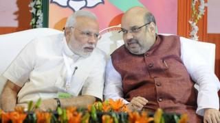 નરેન્દ્ર મોદી અને અમિત શાહ