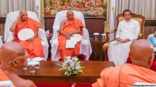 ජනපති සහ මහා නාහිමි හමුව