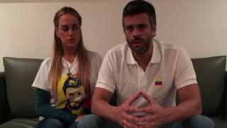 Lilian Tintori y Leopoldo López