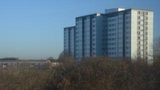 A block of flats at Axis Park, Slough