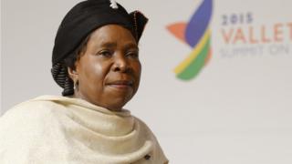 Portrait of AU head Nkosazana Dlamini-Zuma