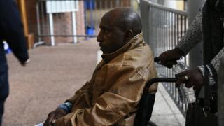 Pascal Simbikangwa, ce mardi 25 octobre 2016, aux assises de Bobigny, en France