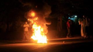 Sudan'ın başkenti Hartum'daki protesto gösterileri