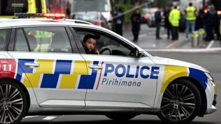 A police car in Auckland