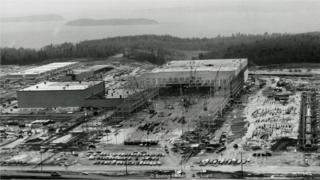 Fábrica da Boeing em Seattle