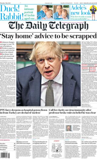 Daily Telegraph Thursday