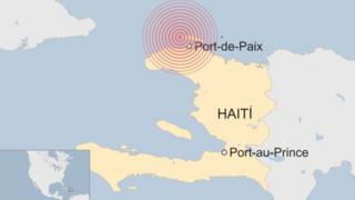 Mapa de Haití