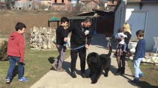 Porodica Novaković u Bariču, februar 2019.