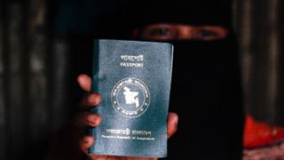 প্রবাসী নারী শ্রমিক।