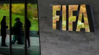 FIFA logo for domot of the headquarters