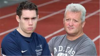 Stephen Maguire (right) used to coach Paralympics star Jason Smyth