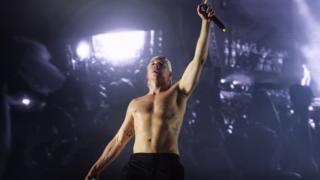 Diplo of Major Lazer performs at the Surf Stage during 2017 Hangout Music Festival on May 20, 2017 in Gulf Shores, Alabama.