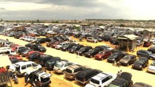 Farashin motoci ya sauka a Cotonou saboda rashin ciniki