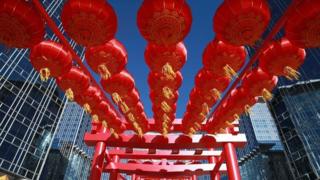 北京王府井(新華社圖片)