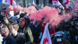 Протест в Тбилиси