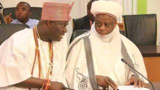 Ooni ti Ilẹ-Ifẹ, Alayeluwa Adeyeye Enitan Ogunwusi pẹlu Sultan ti Sokoto