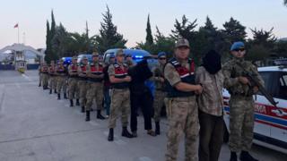 Suriye'de yakalanan YPG üyeleri