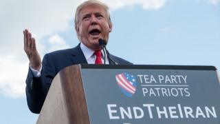 Donald Trump en campaña