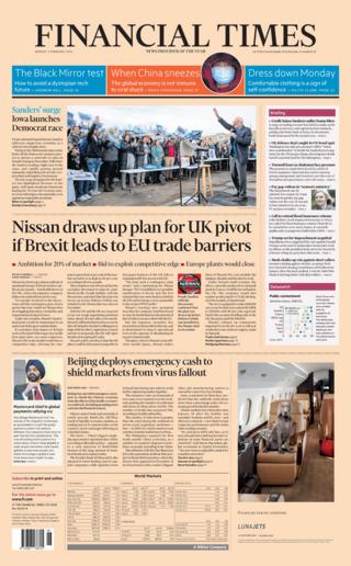 Financial Times 3 February 2020