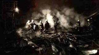 пожежа в таборі "Вікторія"
