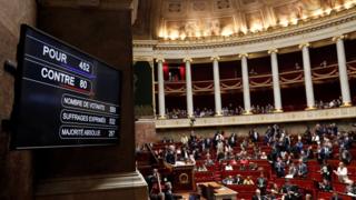 Совет по результатам голосования законопроекта о реформе СНСФ правительства Франции в Национальном собрании в Париже, 13 июня 2018 года