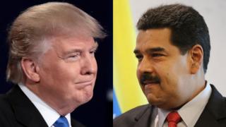 Donald Trump y Nicolás Maduro