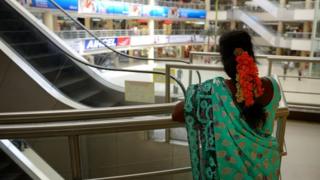 Mujer en India