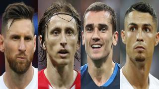 Messi da Modric da Griezmann da Ronaldo
