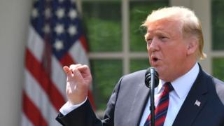 Trump en la Casa Blanca.