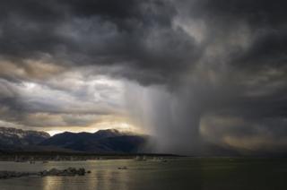 Paul Andrew: Evening Storm, Mono Lake