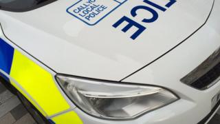 A police car